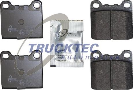 Trucktec Automotive 02.35.131 - Комплект спирачно феродо, дискови спирачки vvparts.bg