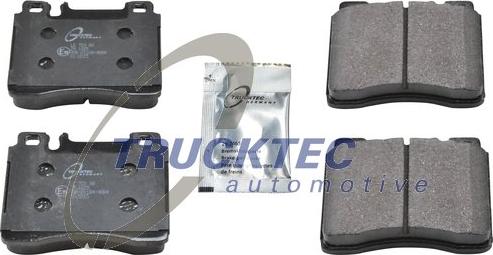 Trucktec Automotive 02.35.129 - Комплект спирачно феродо, дискови спирачки vvparts.bg