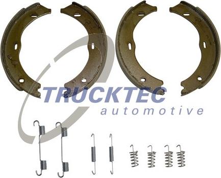Trucktec Automotive 02.35.243 - Комплект спирачна челюст, ръчна спирачка vvparts.bg