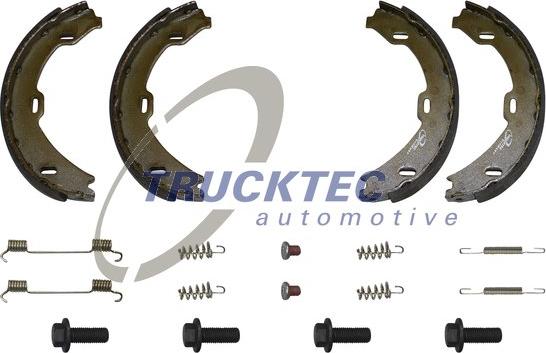 Trucktec Automotive 02.35.204 - Комплект спирачна челюст, ръчна спирачка vvparts.bg