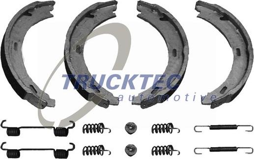 Trucktec Automotive 02.35.203 - Комплект спирачна челюст, ръчна спирачка vvparts.bg