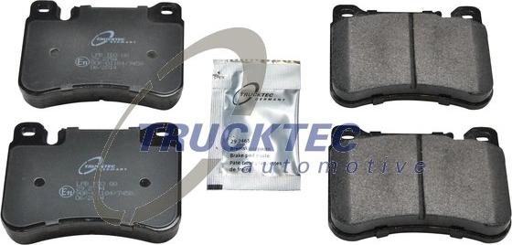 Trucktec Automotive 02.35.220 - Комплект спирачно феродо, дискови спирачки vvparts.bg