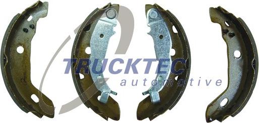 Trucktec Automotive 02.35.228 - Комплект спирачна челюст, ръчна спирачка vvparts.bg