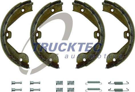 Trucktec Automotive 07.35.078 - Комплект спирачна челюст, ръчна спирачка vvparts.bg