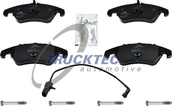 Trucktec Automotive 07.35.190 - Комплект спирачно феродо, дискови спирачки vvparts.bg