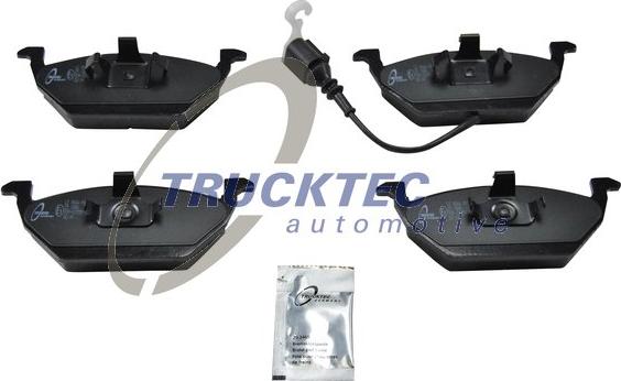 Trucktec Automotive 07.35.103 - Комплект спирачно феродо, дискови спирачки vvparts.bg