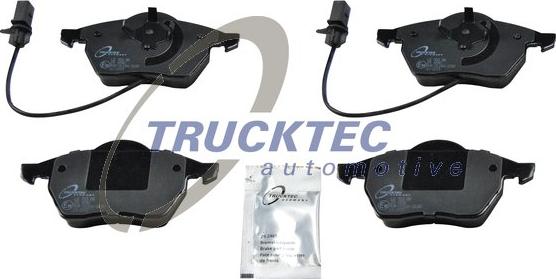 Trucktec Automotive 07.35.107 - Комплект спирачно феродо, дискови спирачки vvparts.bg