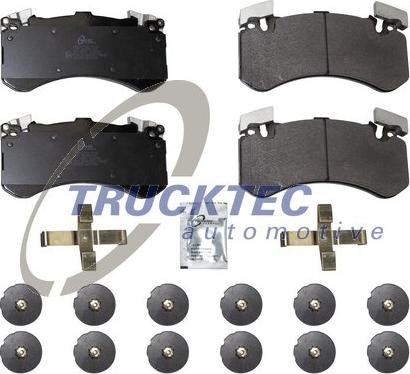 Trucktec Automotive 07.35.308 - Комплект спирачно феродо, дискови спирачки vvparts.bg
