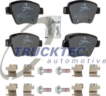 Trucktec Automotive 07.35.247 - Комплект спирачно феродо, дискови спирачки vvparts.bg