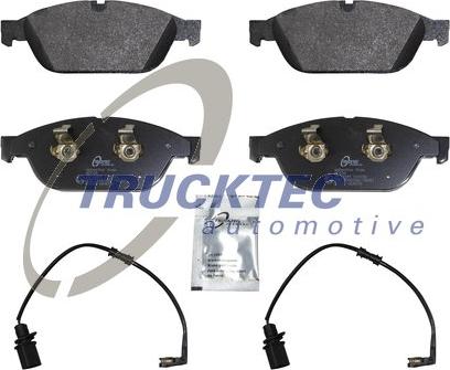 Trucktec Automotive 07.35.259 - Комплект спирачно феродо, дискови спирачки vvparts.bg