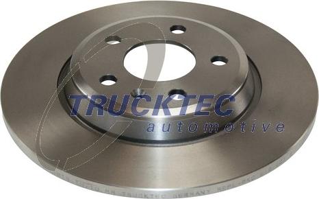 Trucktec Automotive 07.35.252 - Спирачен диск vvparts.bg