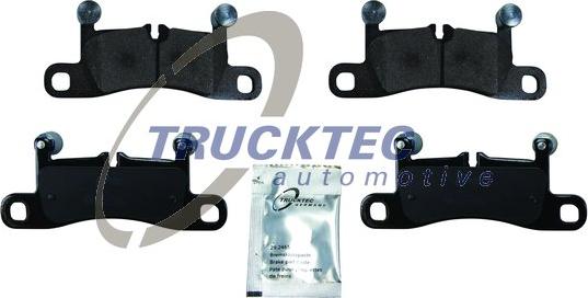 Trucktec Automotive 07.35.283 - Комплект спирачно феродо, дискови спирачки vvparts.bg