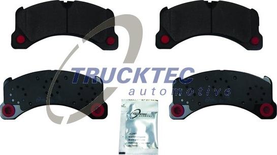 Trucktec Automotive 07.35.282 - Комплект спирачно феродо, дискови спирачки vvparts.bg