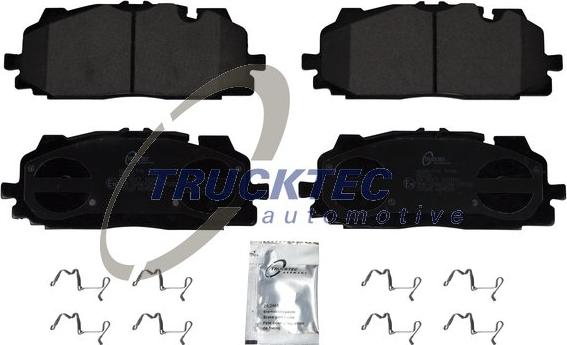 Trucktec Automotive 07.35.273 - Комплект спирачно феродо, дискови спирачки vvparts.bg