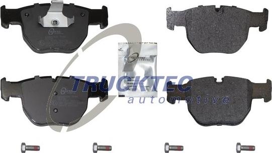 Trucktec Automotive 22.35.118 - Комплект спирачно феродо, дискови спирачки vvparts.bg