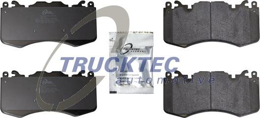 Trucktec Automotive 22.35.123 - Комплект спирачно феродо, дискови спирачки vvparts.bg