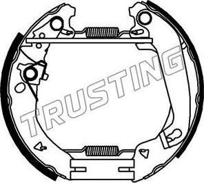 Trusting 644.0 - Комплект спирачна челюст vvparts.bg