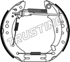 Trusting 6441 - Комплект спирачна челюст vvparts.bg