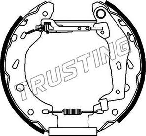 Trusting 6452 - Комплект спирачна челюст vvparts.bg