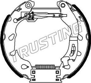 Trusting 646.0 - Комплект спирачна челюст vvparts.bg