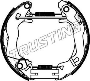 Trusting 6407 - Комплект спирачна челюст vvparts.bg