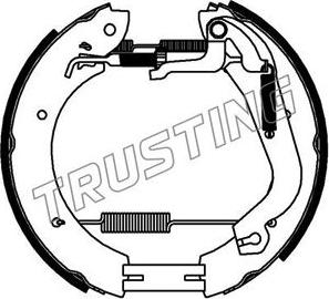 Trusting 6435 - Комплект спирачна челюст vvparts.bg