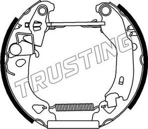 Trusting 6099 - Комплект спирачна челюст vvparts.bg