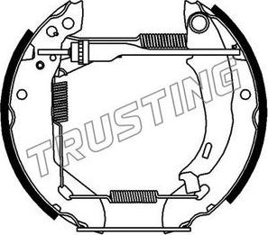 Trusting 6095 - Комплект спирачна челюст vvparts.bg