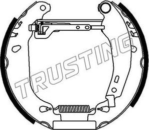 Trusting 6092 - Комплект спирачна челюст vvparts.bg