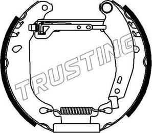 Trusting 6054 - Комплект спирачна челюст vvparts.bg