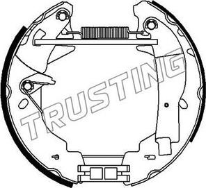 Trusting 6348 - Комплект спирачна челюст vvparts.bg