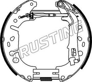 Trusting 6389 - Комплект спирачна челюст vvparts.bg