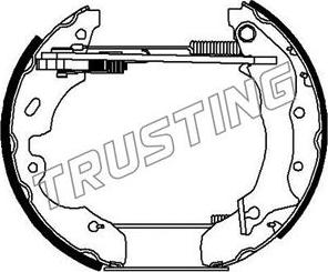 Trusting 6262 - Комплект спирачна челюст vvparts.bg