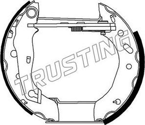 Trusting 6267 - Комплект спирачна челюст vvparts.bg