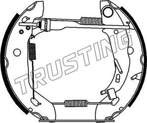 Trusting 6209 - Комплект спирачна челюст vvparts.bg