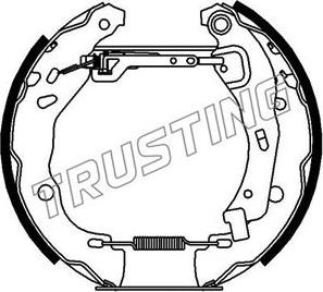 Trusting 6219 - Комплект спирачна челюст vvparts.bg