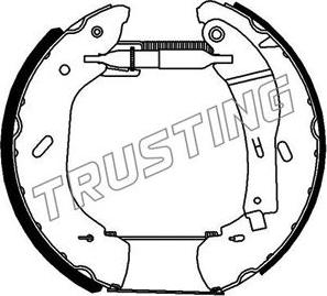 Trusting 6288 - Комплект спирачна челюст vvparts.bg