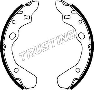 Trusting 049.141 - Комплект спирачна челюст vvparts.bg