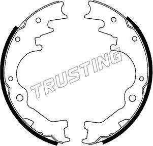 Trusting 049.142 - Комплект спирачна челюст vvparts.bg