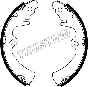 Trusting 049.110 - Комплект спирачна челюст vvparts.bg