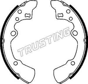 Trusting 049.135 - Комплект спирачна челюст vvparts.bg