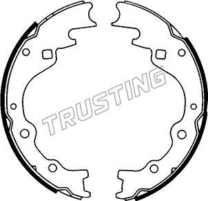 Trusting 049.124 - Комплект спирачна челюст vvparts.bg