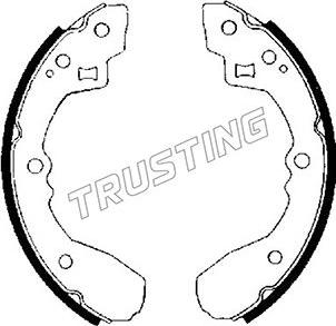 Trusting 049.122 - Комплект спирачна челюст vvparts.bg