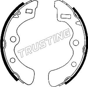 Trusting 044.009 - Комплект спирачна челюст vvparts.bg