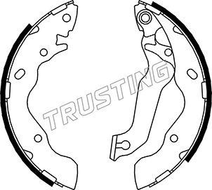 Trusting 046.206 - Комплект спирачна челюст vvparts.bg