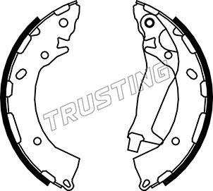 Trusting 046.225 - Комплект спирачна челюст vvparts.bg