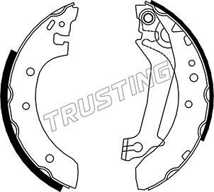 Trusting 040.142 - Комплект спирачна челюст vvparts.bg