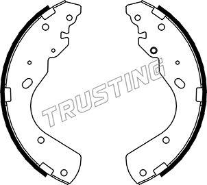 Trusting 040.156 - Комплект спирачна челюст vvparts.bg