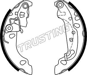 Trusting 040.150 - Комплект спирачна челюст vvparts.bg