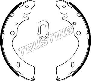 Trusting 047.377 - Комплект спирачна челюст vvparts.bg